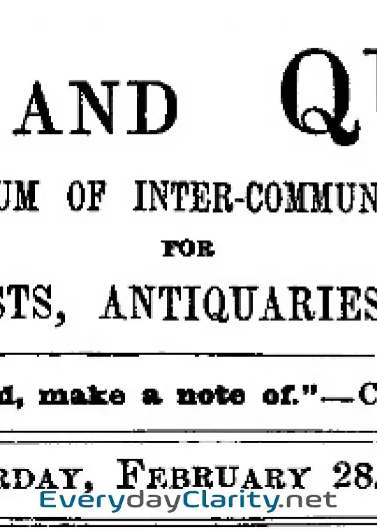 Book cover: Notes And Queries, Vol. V, Number 122, February 28, 1852 . A Medium Of Inter-Communication