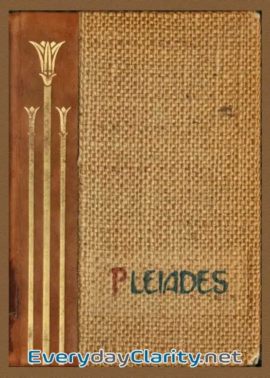 Book cover: Pleiades Club Year Book 1910