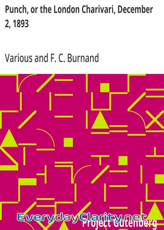 Book cover image Punch, Or The London Charivari, December 2, 1893