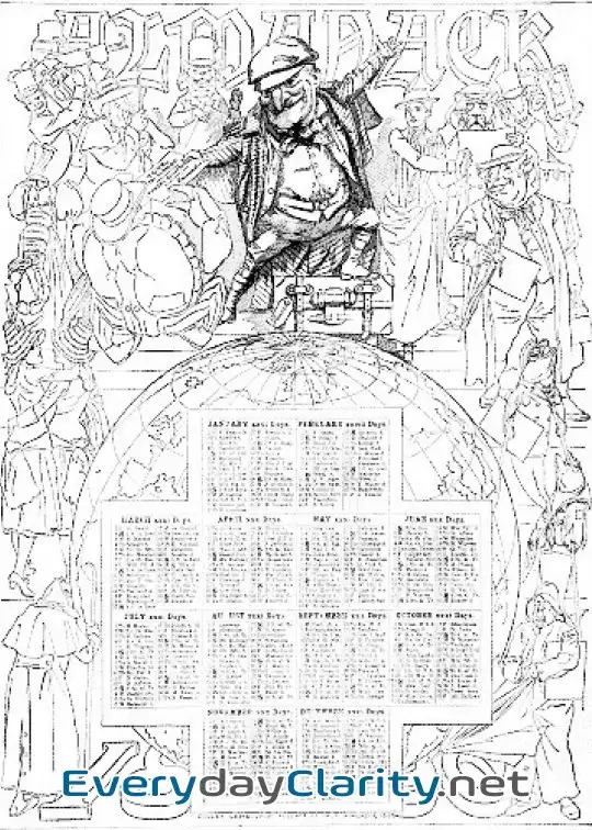 Book cover image Punch’s Almanack For 1890