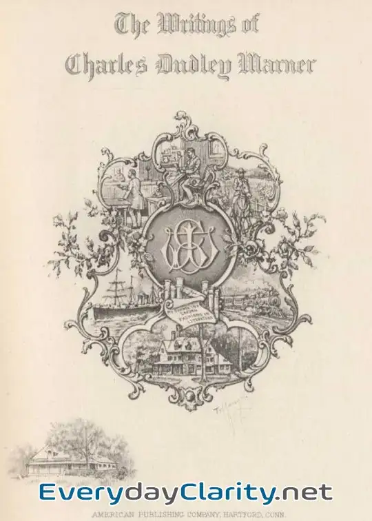 Book cover: Quotes And Images From The Works Of Charles Dudley Warner