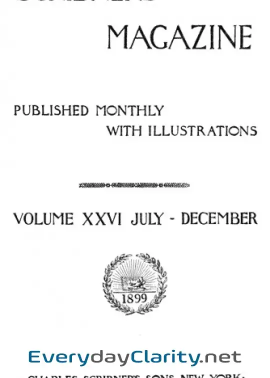 Book cover image Scribner’s Magazine, Volume 26, August 1899