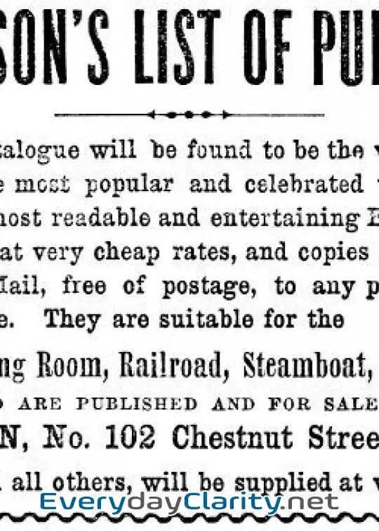Book cover image T. B. Peterson’s List Of Publications (1857)