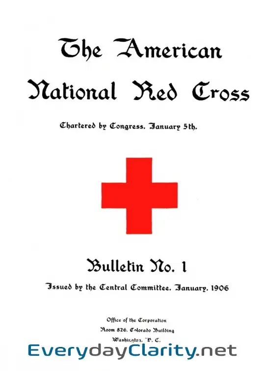 Book cover image The American National Red Cross Bulletin, Vol. I, No. 1, January, 1906