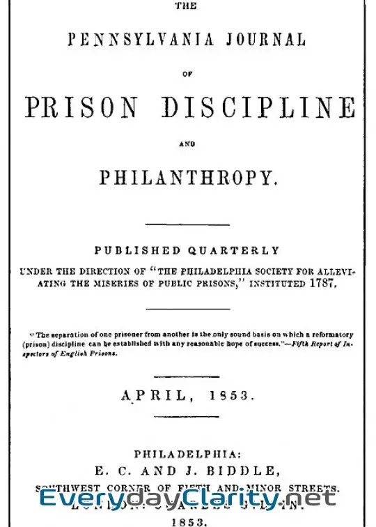 Book cover image The Pennsylvania Journal Of Prison Discipline And Philanthropy (Vol. Viii, No. Ii, April 1