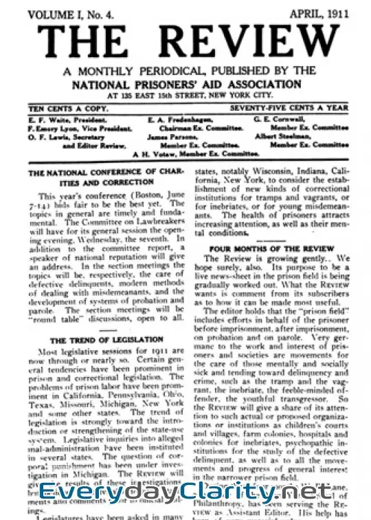 Book cover image The Review; Vol. 1, No. 4, April, 1911