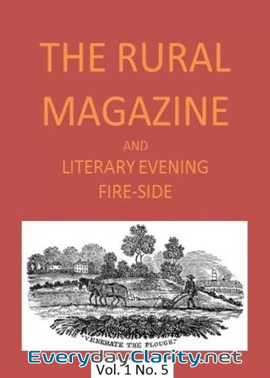 Book cover: The Rural Magazine, And Literary Evening Fire-Side, Vol. 1 No. 05 (1820)