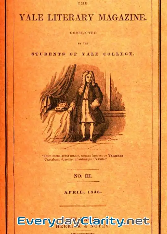 Book cover image The Yale Literary Magazine (Vol. I, No. 3, April 1836)