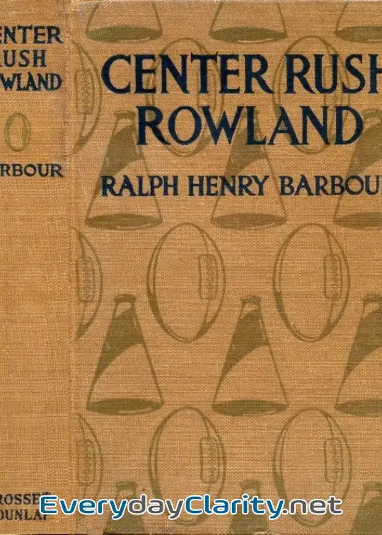 Book cover: Center Rush Rowland