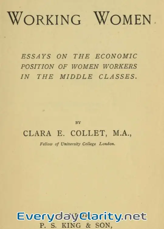 Book cover image Educated Working Women. Essays On The Economic Position Of Women Workers In The Middle Cla