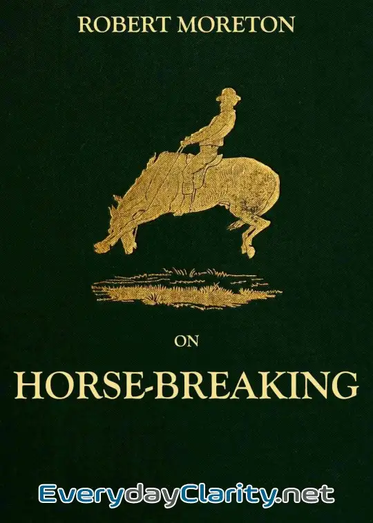 Book cover image On Horse-Breaking