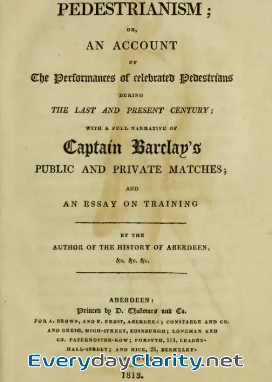 Book cover image Pedestrianism; Or, An Account Of The Performances Of Celebrated Pedestrians During The Las