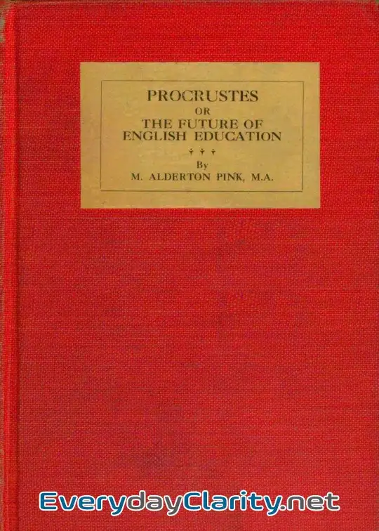 Book cover: Procrustes
