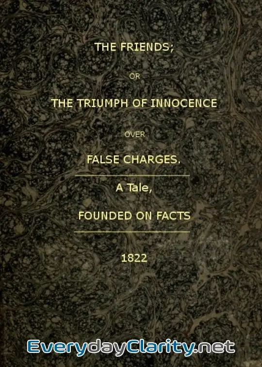 Book cover image The Friends; Or, The Triumph Of Innocence Over False Charges . A Tale, Founded On Facts