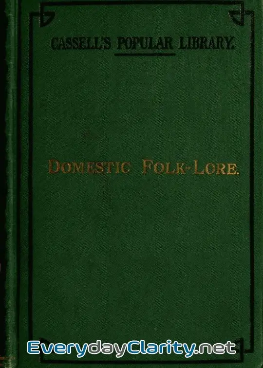 Book cover image Domestic Folk-Lore