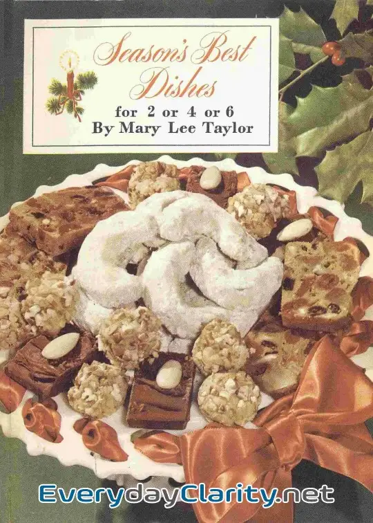 Book cover: Season’s Best Dishes For 2 Or 4 Or 6