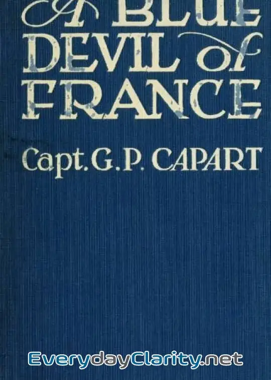 Book cover image A Blue Devil Of France. Epic Figures And Stories Of The Great War, 1914-1918