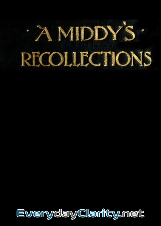 Book cover image A Middy’s Recollections, 1853-1860