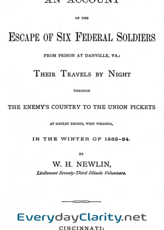 Book cover image An Account Of The Escape Of Six Federal Soldiers From Prison At Danville, Va
