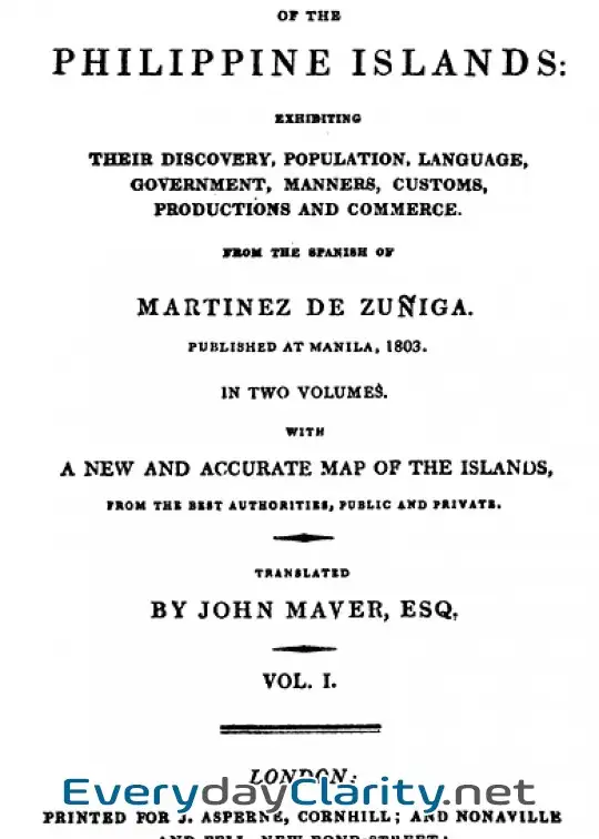 Book cover image An Historical View Of The Philippine Islands, Vol 1 (Of 2) . Exhibiting Their Discovery, P