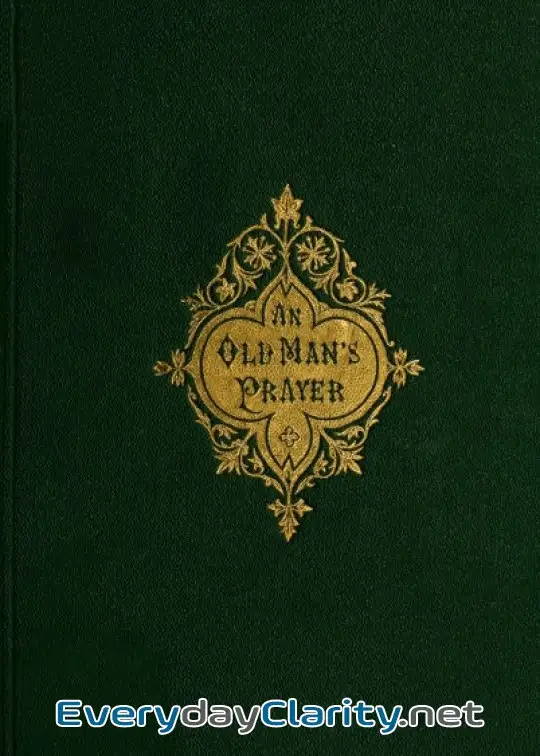 Book cover image An Old Man’s Prayer