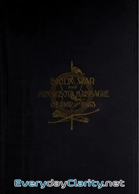 Book cover image A Thrilling Narrative Of The Minnesota Massacre And The Sioux War Of 1862-63 . Graphic Acc
