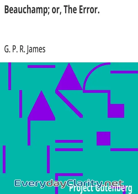 Book cover image Beauchamp; Or, The Error