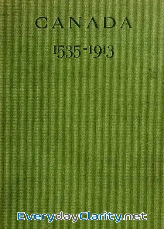 Book cover: Canada (1535-Present Day)