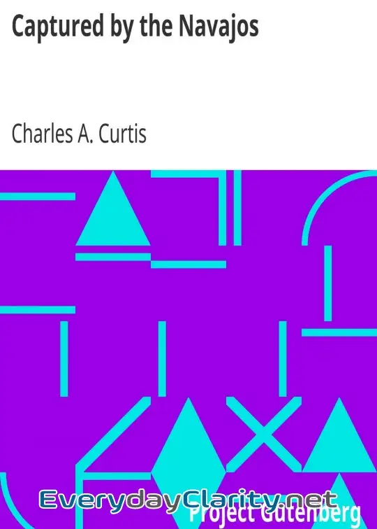 Book cover: Captured By The Navajos