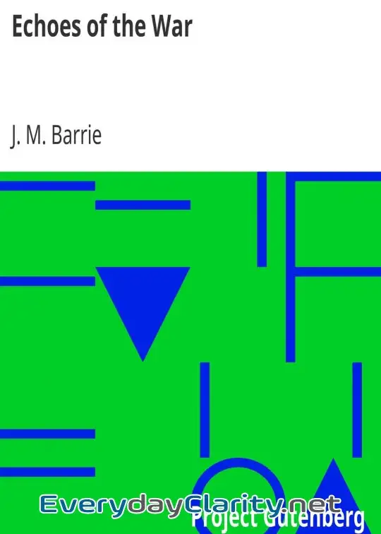 Book cover: Echoes Of The War