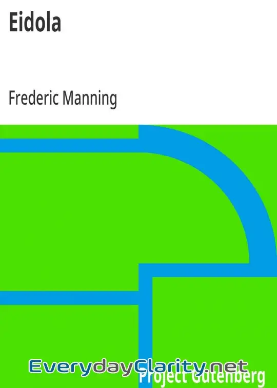 Book cover: Eidola