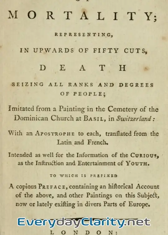 Book cover image Emblems Of Mortality; Representing, In Upwards Of Fifty Cuts, Death Seizing All Ranks And