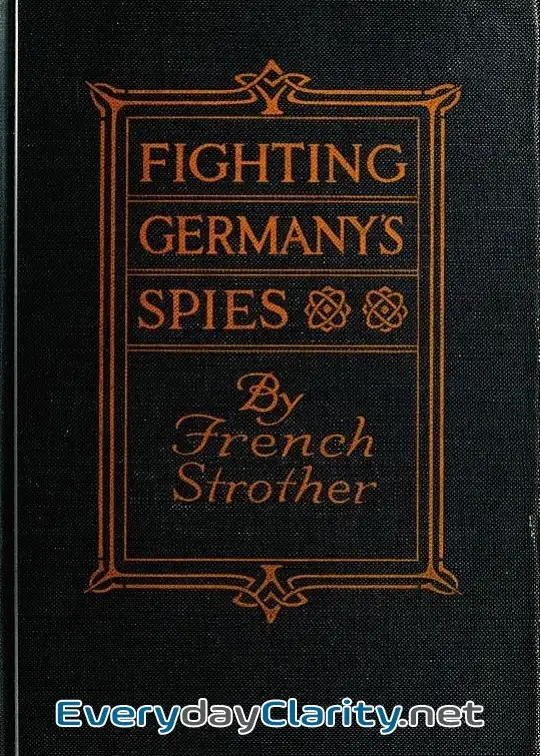 Book cover image Fighting Germany’s Spies