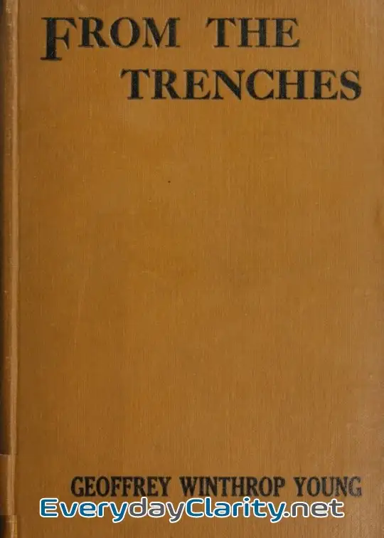 Book cover: From The Trenches. Louvain To The Aisne, The First Record Of An Eye-Witness