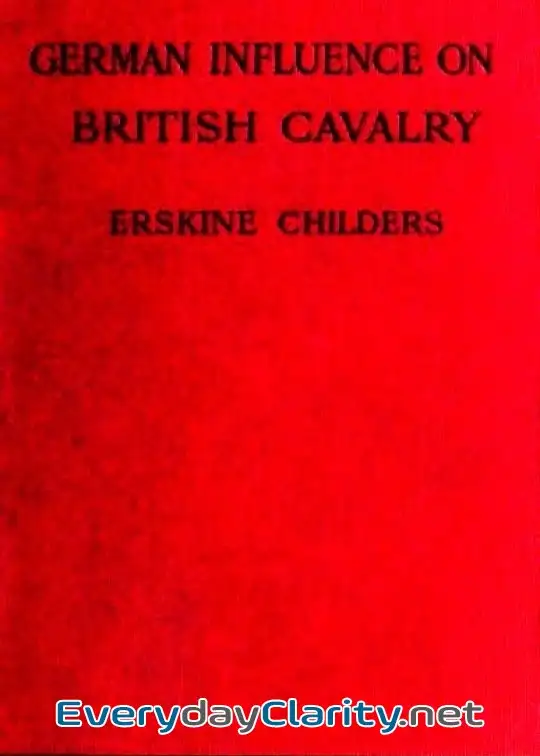 Book cover image German Influence On British Cavalry