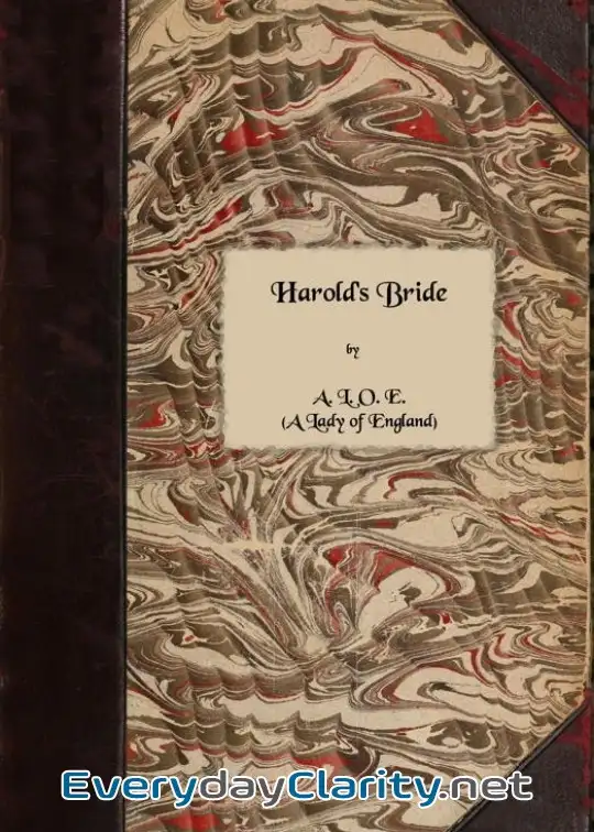 Book cover: Harold’s Bride. A Tale