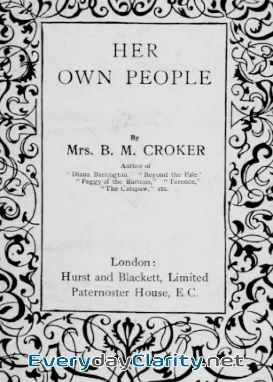 Book cover image Her Own People