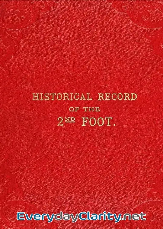 Book cover image Historical Record Of The Second, Or Queen’s Royal Regiment Of Foot . Containing An Account