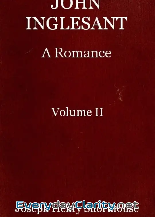 Book cover image John Inglesant. A Romance (Volume 2 Of 2)