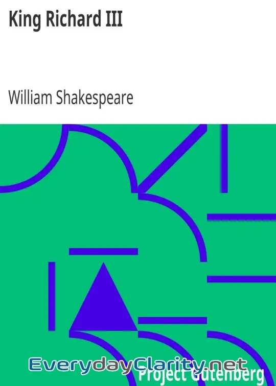 Book cover: King Richard Iii
