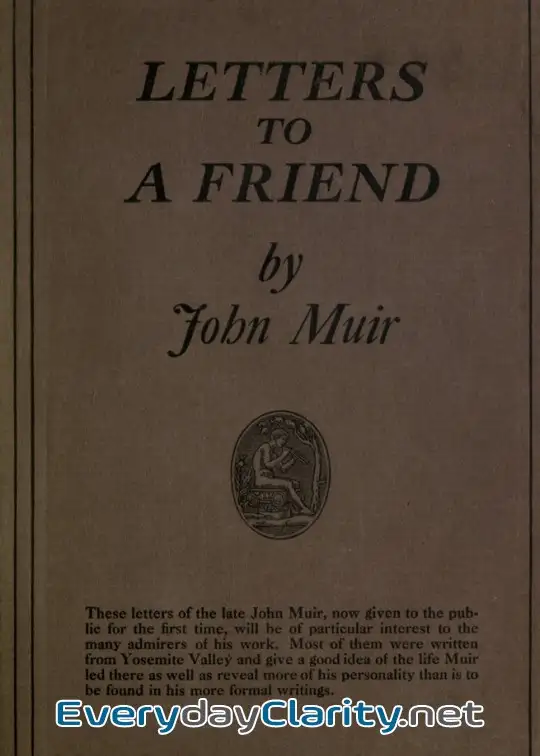 Book cover image Letters To A Friend, Written To Mrs. Ezra S. Carr, 1866-1879