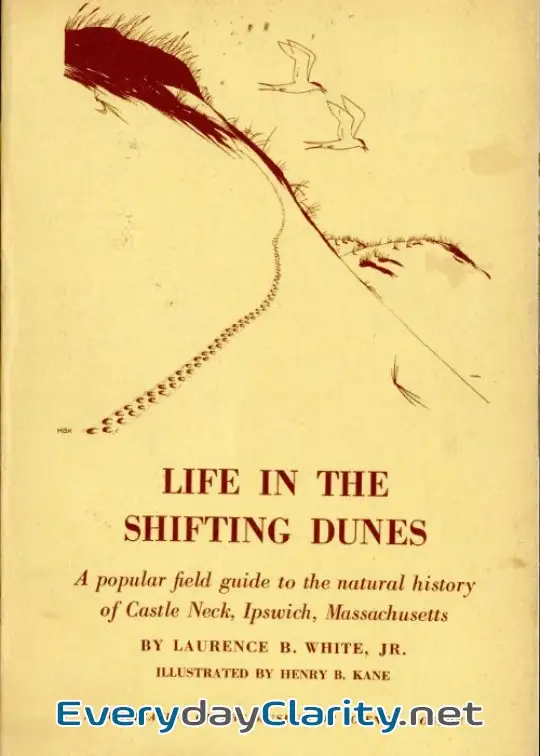 Book cover: Life In The Shifting Dunes . A Popular Field Guide To The Natural History Of Castle Neck,