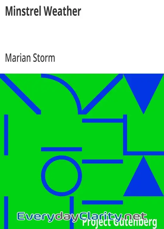 Book cover image Minstrel Weather