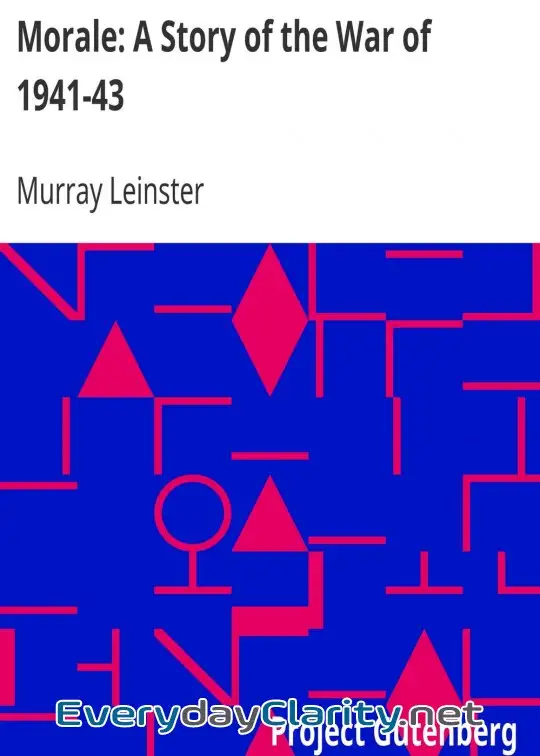 Book cover image Morale. A Story Of The War Of 1941-43