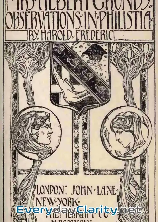 Book cover: Mrs Albert Grundy—Observations In Philistia