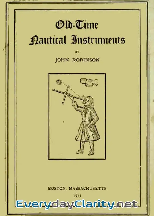 Book cover: Old-Time Nautical Instruments