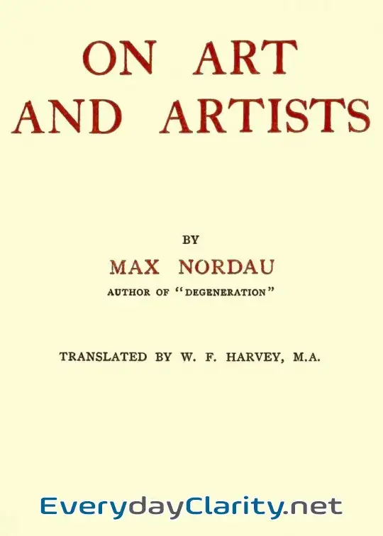 Book cover image On Art And Artists