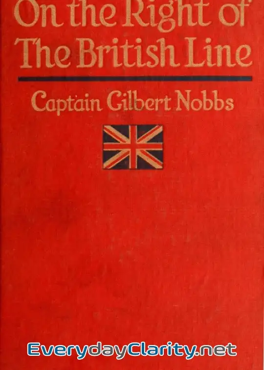 Book cover image On The Right Of The British Line