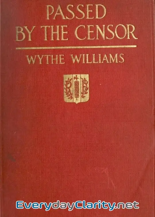 Book cover image Passed By The Censor