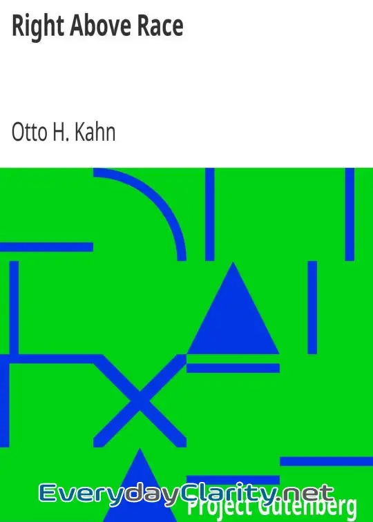 Book cover: Right Above Race